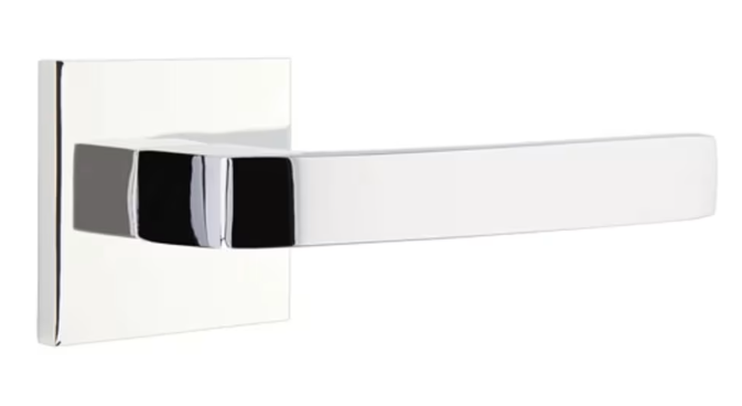 Breslin Lever Square Polished Chrome
