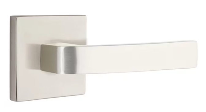 Breslin Lever Square Satin Nickel