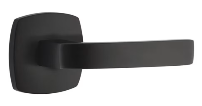 Breslin Lever Urban Modern Flat Black