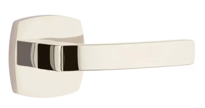 Breslin Lever Urban Modern Polished Nickel Lifetime