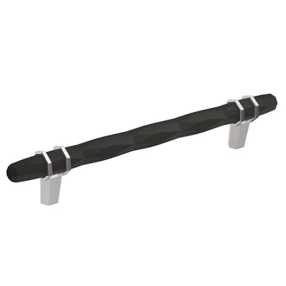 Amerock London Cabinet Pull - Black Bronze/Polished Chrome