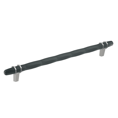 Amerock London Cabinet Pull - Black Bronze/Polished Chrome