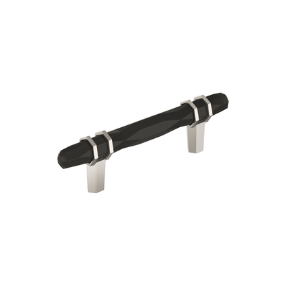 Amerock London Cabinet Pull - Black Bronze/Polished Nickel