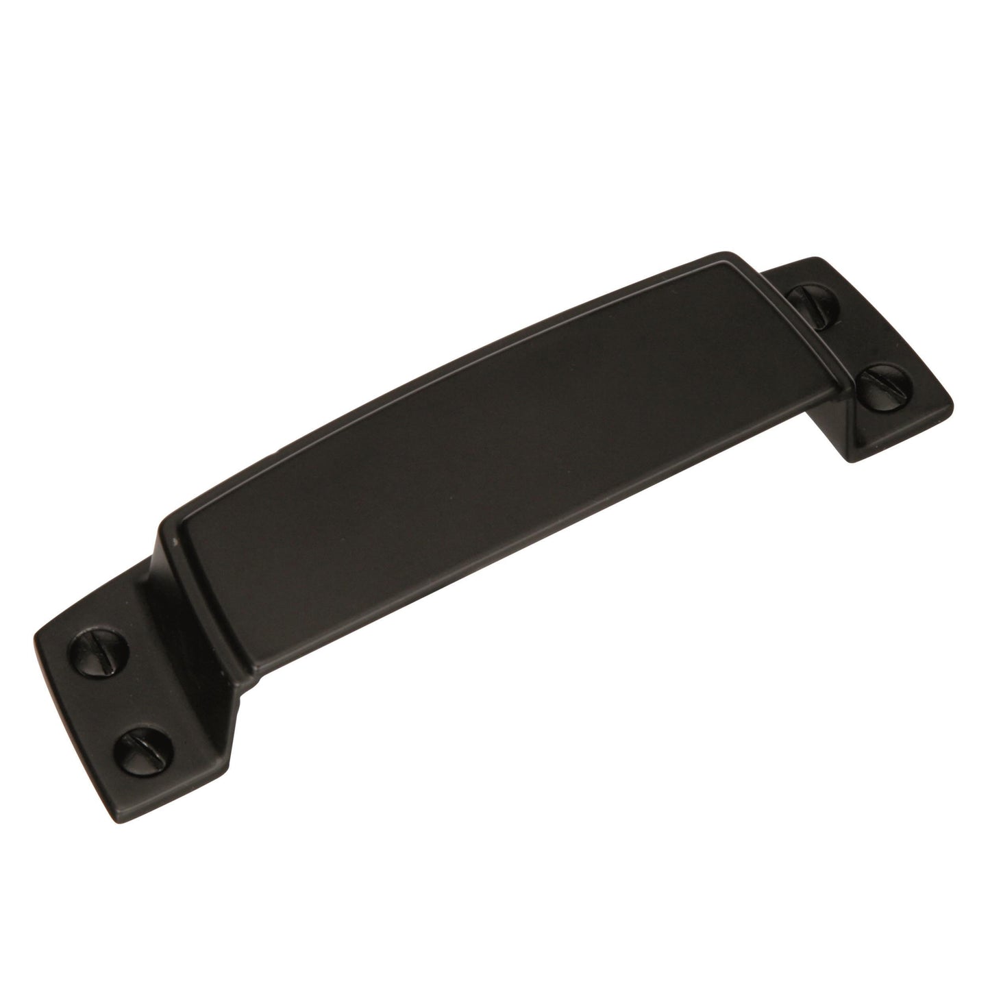 Amerock Highland Ridge Cup Pull - 3-1/2 inch (89mm) CTC - Black Bronze
