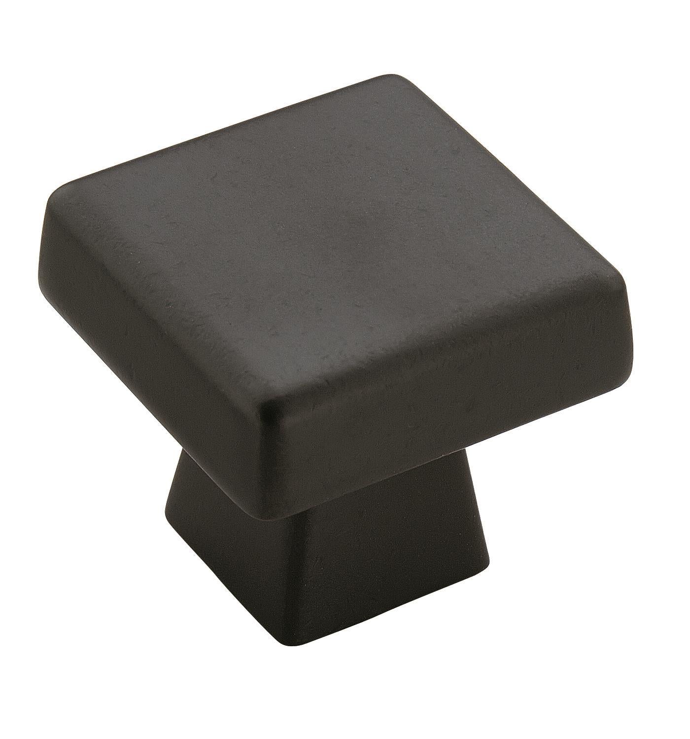 Amerock Blackrock Knob - 1-1/2 inch (38mm) Length - Black Bronze