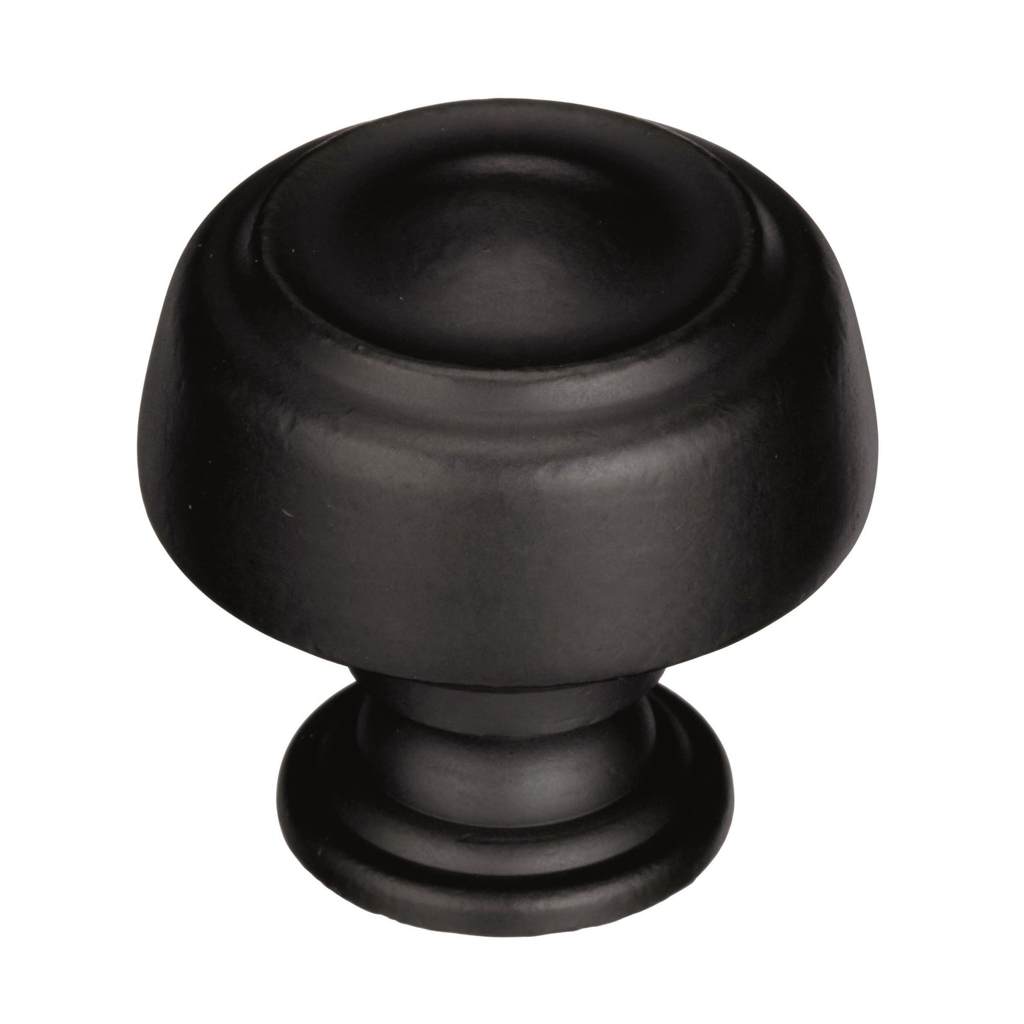 Amerock Kane Knob - 1-5/8 inch (41mm) Diameter - Black Bronze