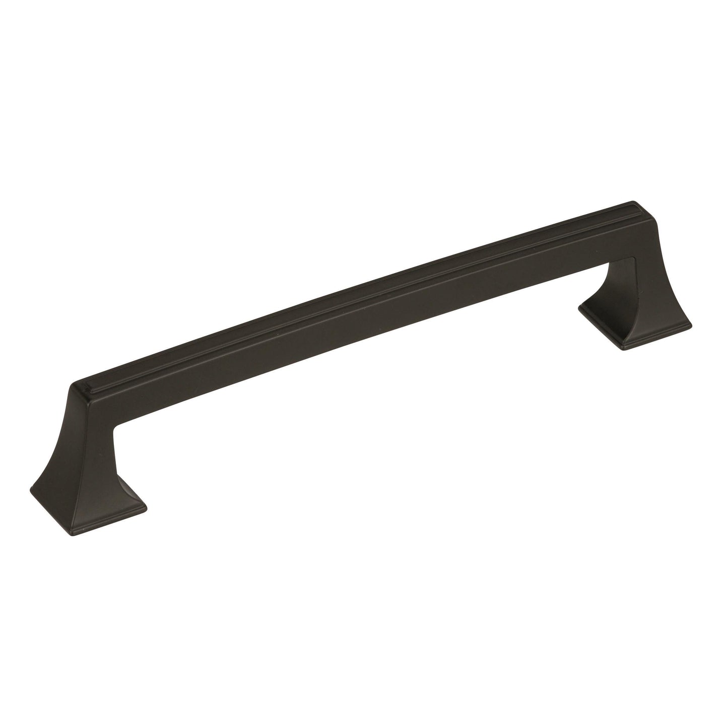 Amerock Mulholland Pull - 6-5/16 inch (160mm) CTC - Black Bronze