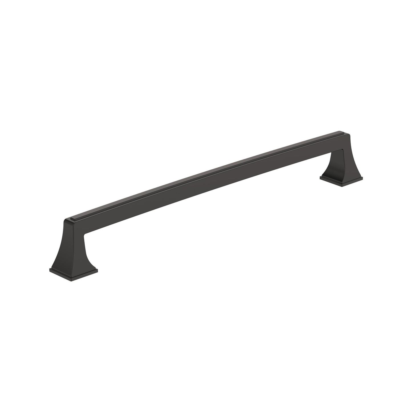 Amerock Mulholland Pull - 10-1/16 inch (256mm) CTC - Black Bronze