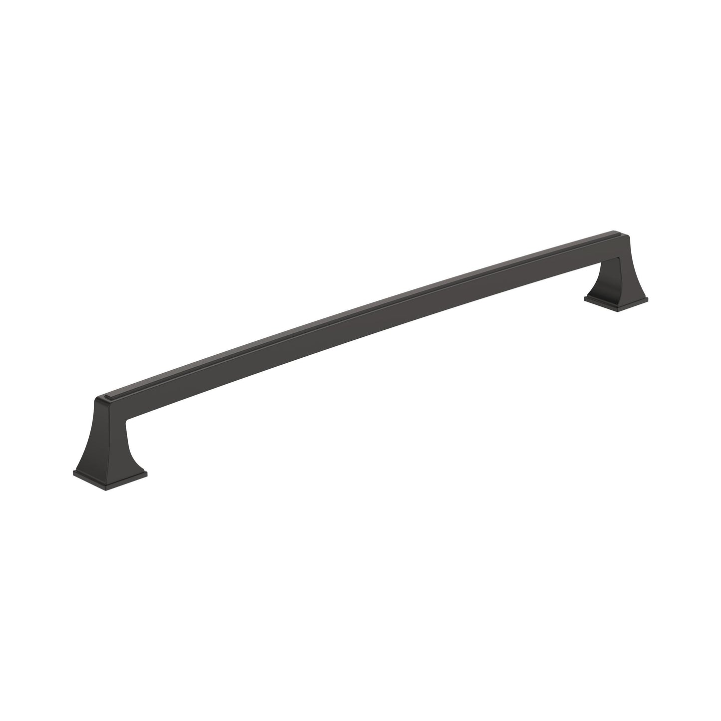 Amerock Mulholland Pull - 12-5/8 inch (320mm) CTC - Black Bronze