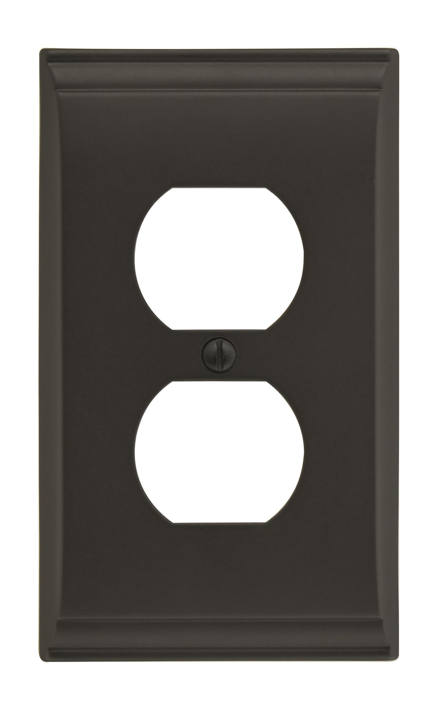 Amerock Candler Wall Plate - 1 Gang - Black Bronze