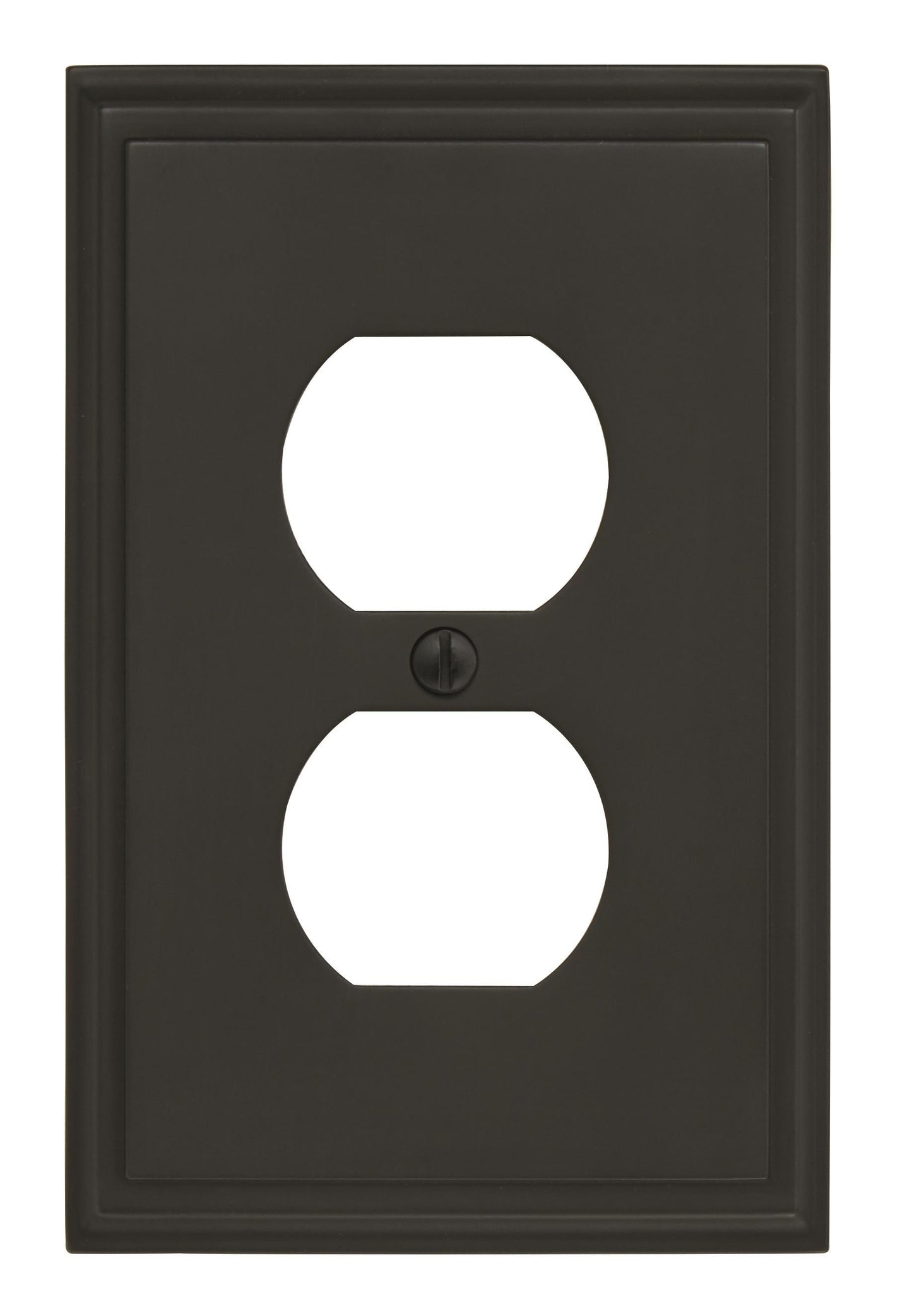 Amerock Mulholland Wall Plate - 1 Gang - Black Bronze