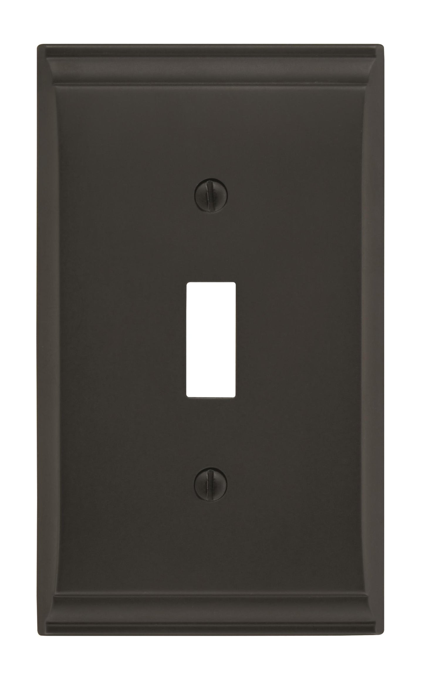 Amerock Candler Wall Plate - 1 Toggle - Black Bronze