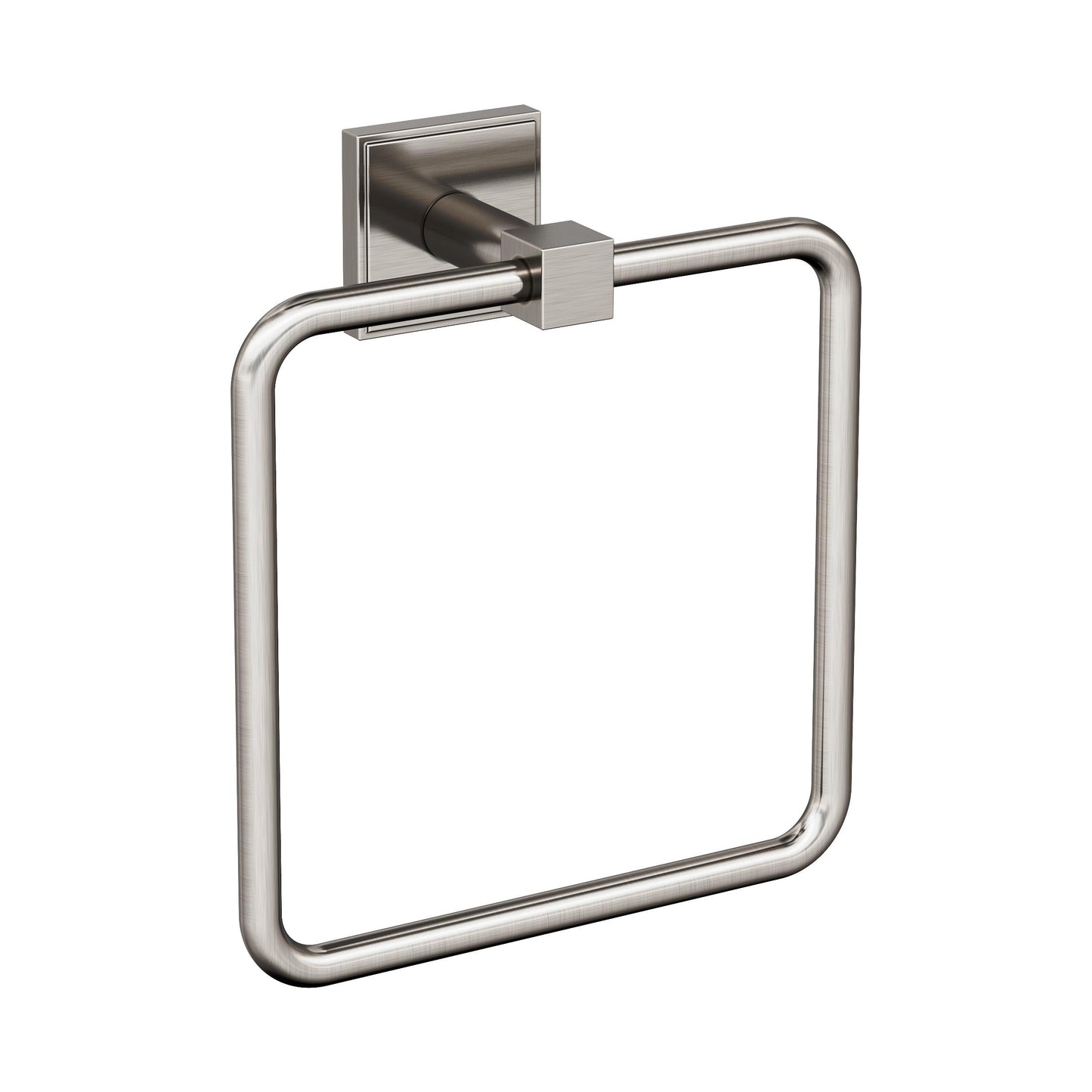 Amerock Appoint Towel Ring - 7-1/16 inch (179mm) Width - Brushed Nickel