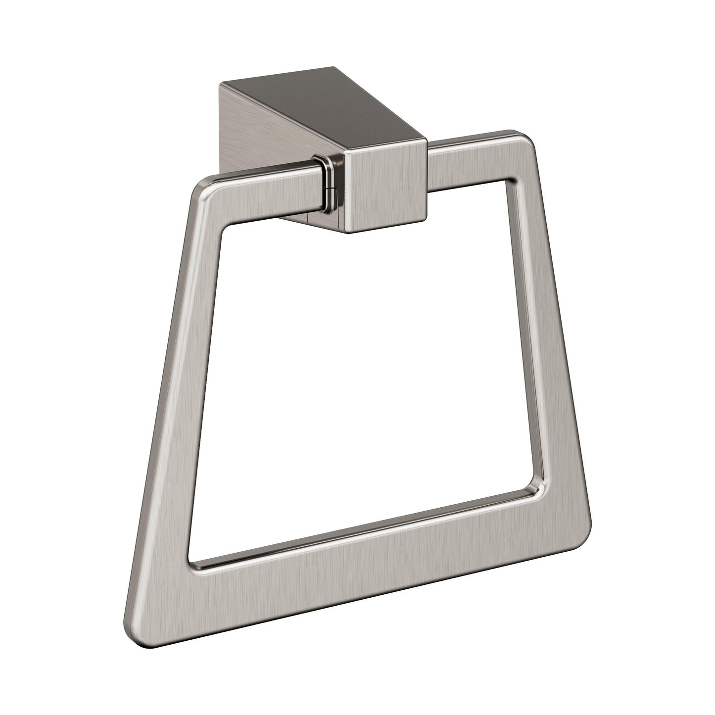 Amerock Blackrock Towel Ring - 6-13/16 inch (173mm) Width - Brushed Nickel