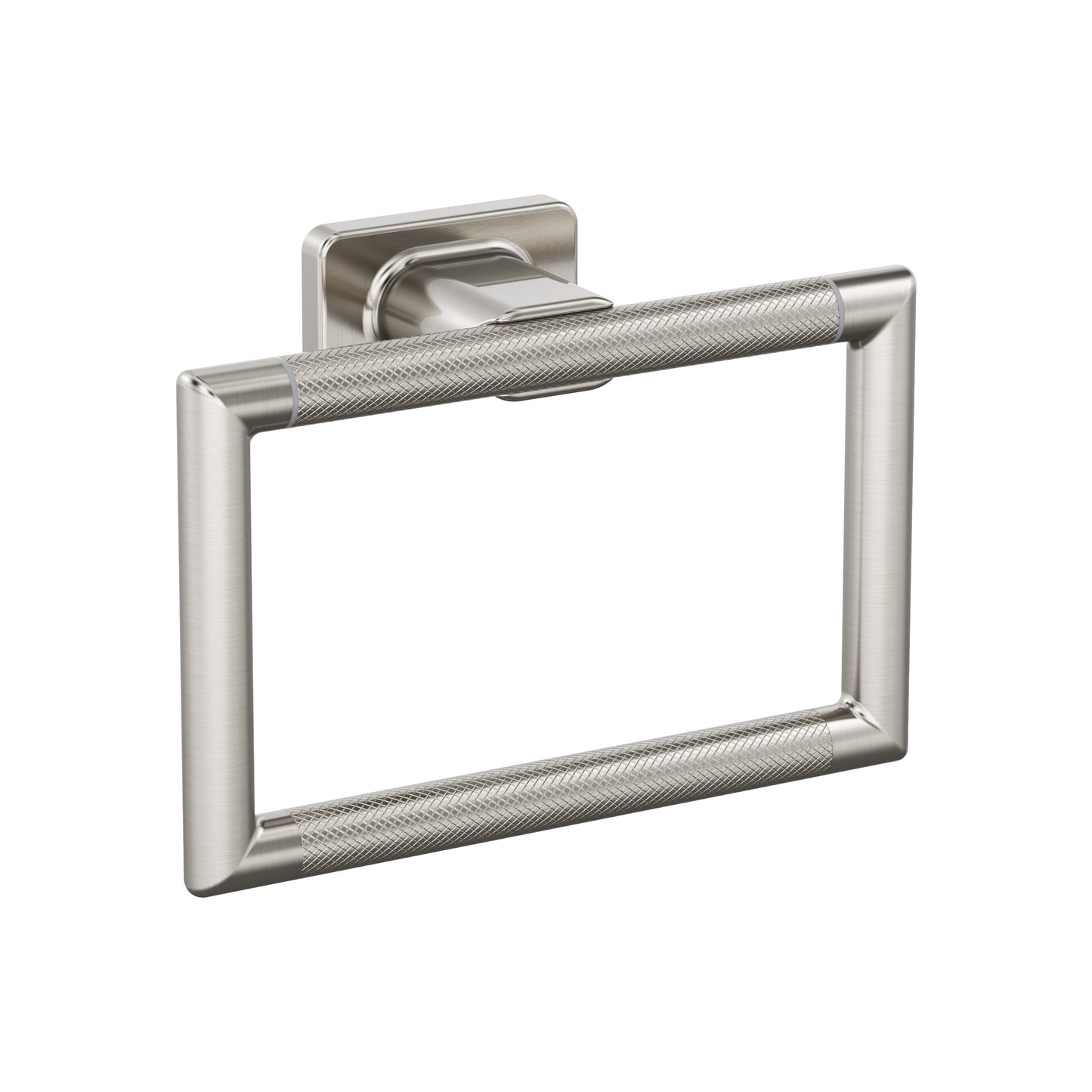 Amerock Bronx Towel Ring - 5-1/4 inch (133mm) Width - Brushed Nickel