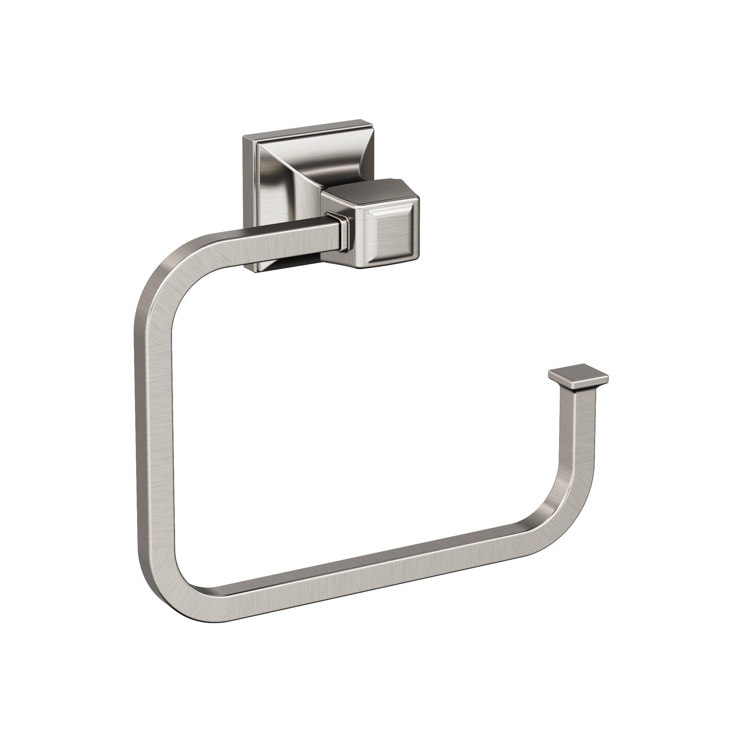 Amerock Mulholland Towel Ring - 5-3/4 inch (146mm) Width - Brushed Nickel
