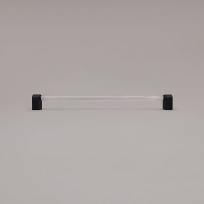 Hapny Clarity Acrylic Cabinet Pull - 18 in (457.2mm) (Appliance Pull) - Clear / Matte Black