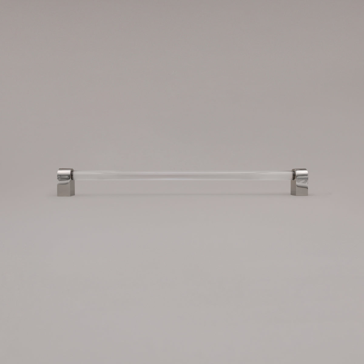Hapny Clarity Acrylic Cabinet Pull - 18 in (457.2mm) (Appliance Pull) - Clear / Polished Nickel