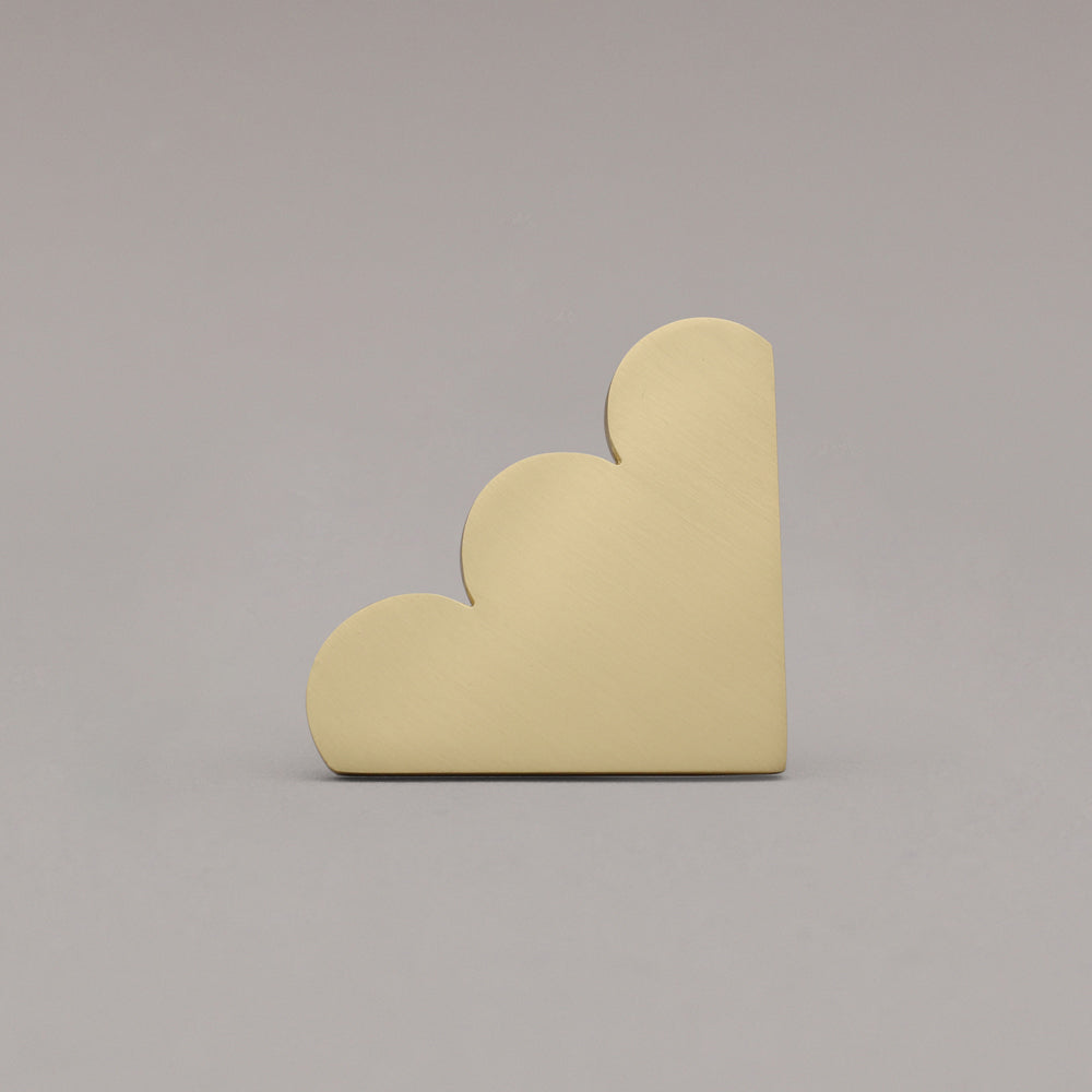 Hapny Cloud Cabinet Pull - Satin Brass