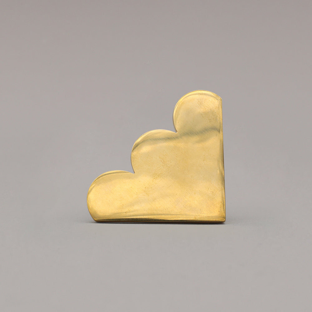 Hapny Cloud Cabinet Pull - Unlacquered Polished Brass