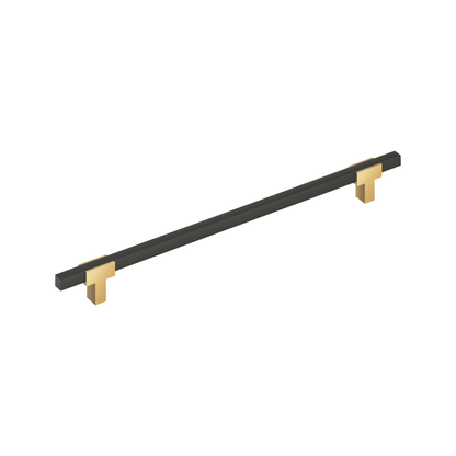 Amerock Urbanite Cabinet Pull - Champagne Bronze/Matte Black