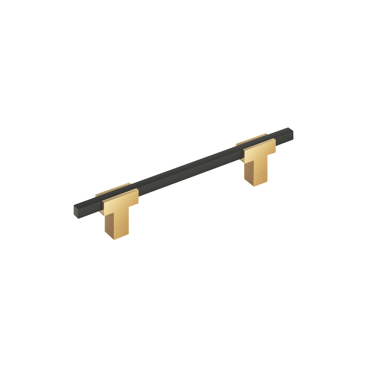 Amerock Urbanite Cabinet Pull - Champagne Bronze/Matte Black