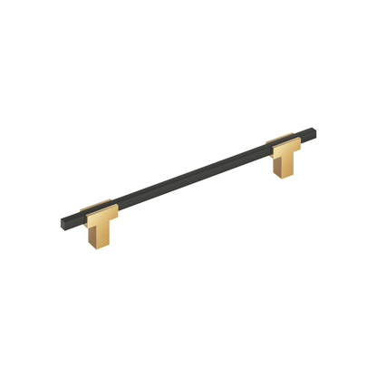 Amerock Urbanite Cabinet Pull - Champagne Bronze/Matte Black