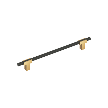 Amerock Urbanite Cabinet Pull - Champagne Bronze/Matte Black