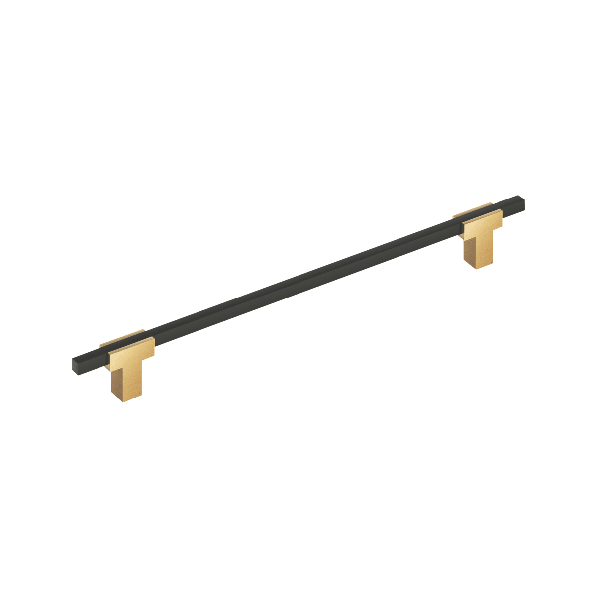 Amerock Urbanite Cabinet Pull - Champagne Bronze/Matte Black