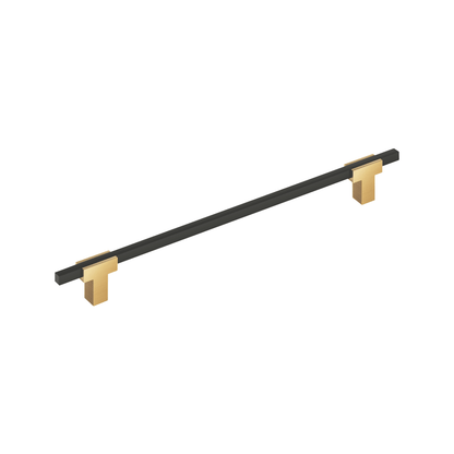 Amerock Urbanite Cabinet Pull - Champagne Bronze/Matte Black