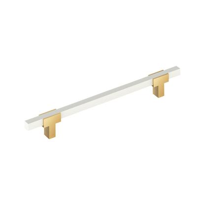Amerock Urbanite Cabinet Pull - Champagne Bronze/White