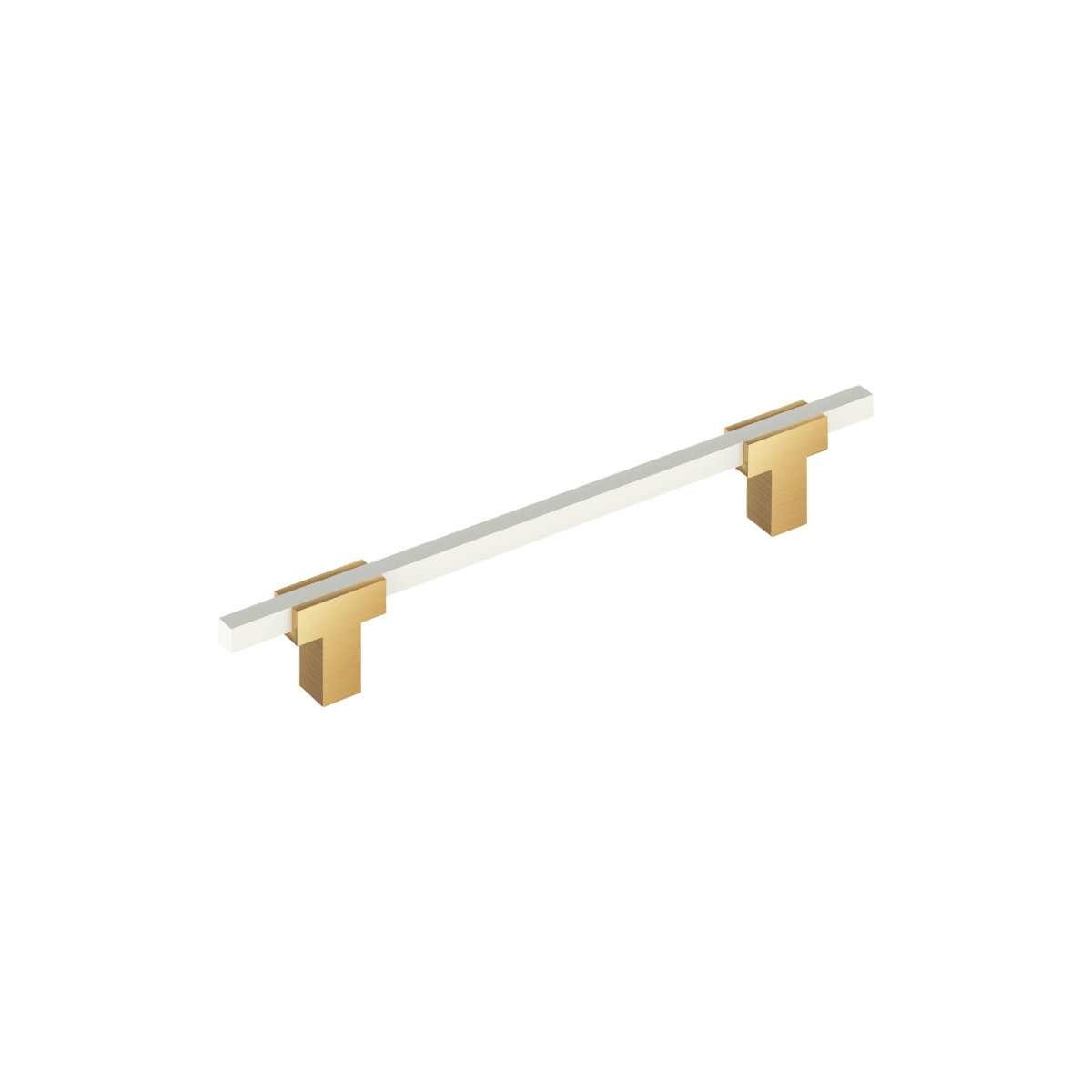 Amerock Urbanite Cabinet Pull - Champagne Bronze/White