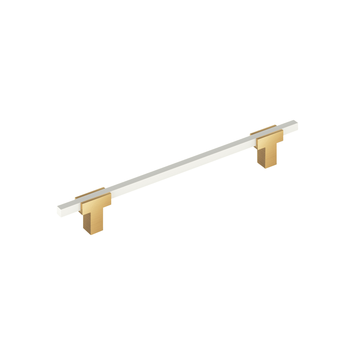 Amerock Urbanite Cabinet Pull - Champagne Bronze/White