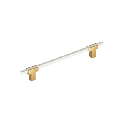 Amerock Urbanite Cabinet Pull - Champagne Bronze/White