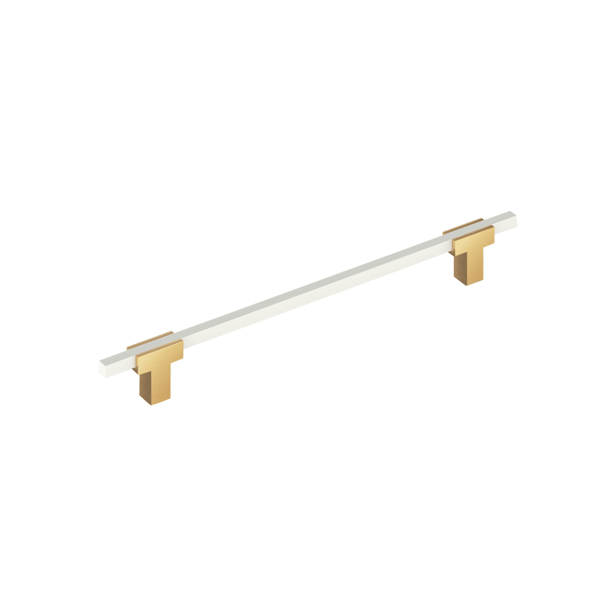 Amerock Urbanite Cabinet Pull - Champagne Bronze/White