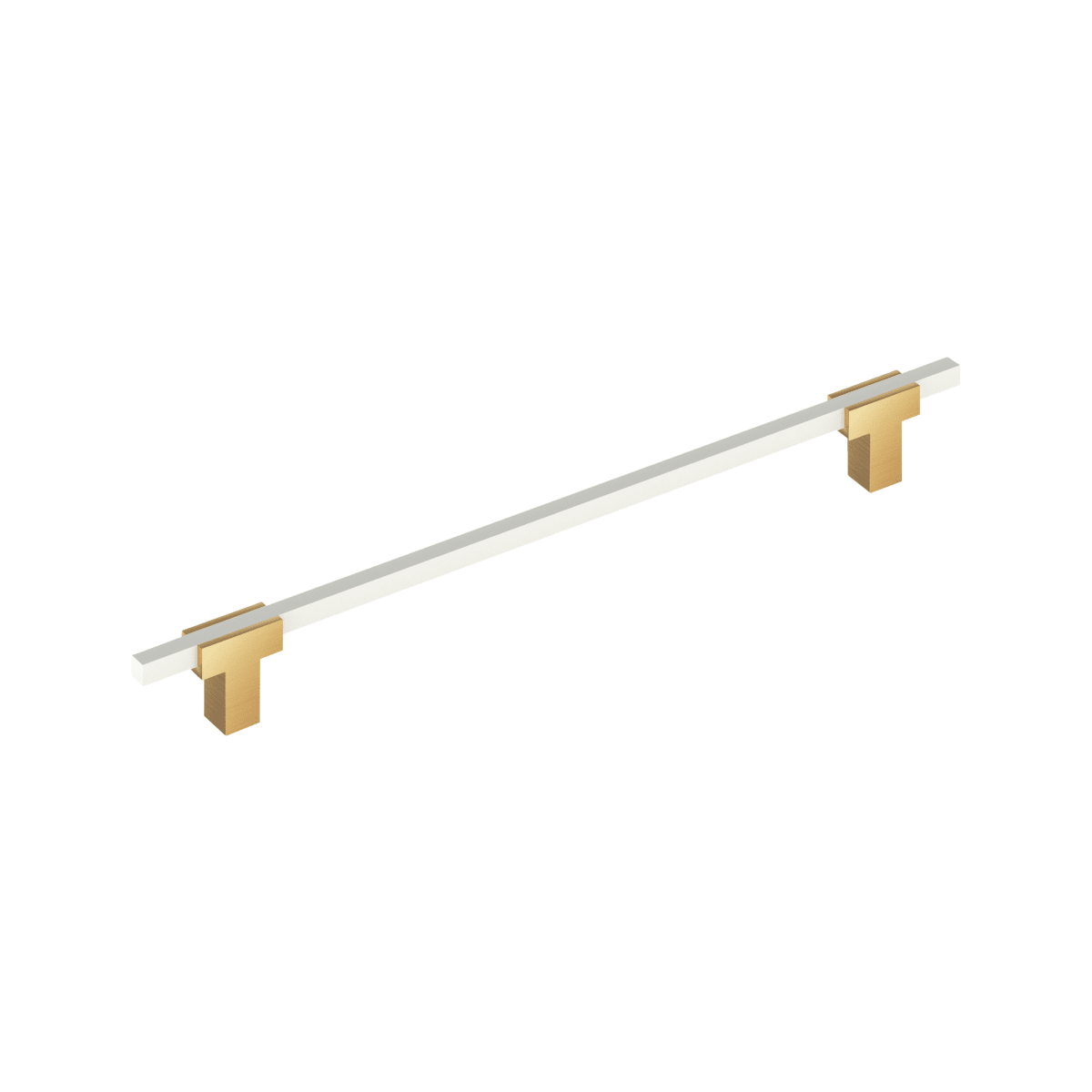 Amerock Urbanite Cabinet Pull - Champagne Bronze/White