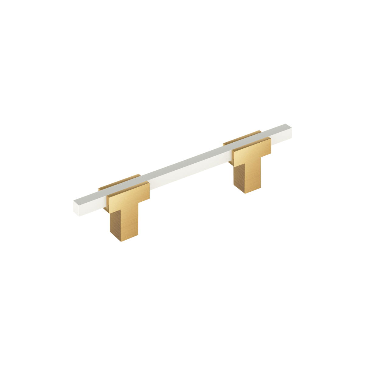 Amerock Urbanite Cabinet Pull - Champagne Bronze/White