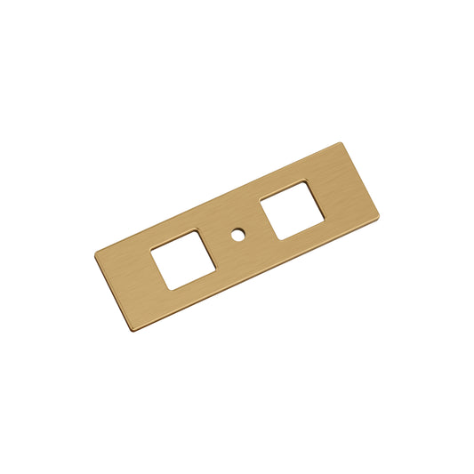 Amerock Medora Backplate - 3-11/16 inch (94mm) Length - Champagne Bronze