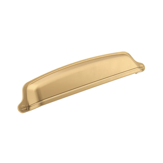 Amerock Stature Cup Pull - 5-1/16 inch (128mm) CTC - Champagne Bronze
