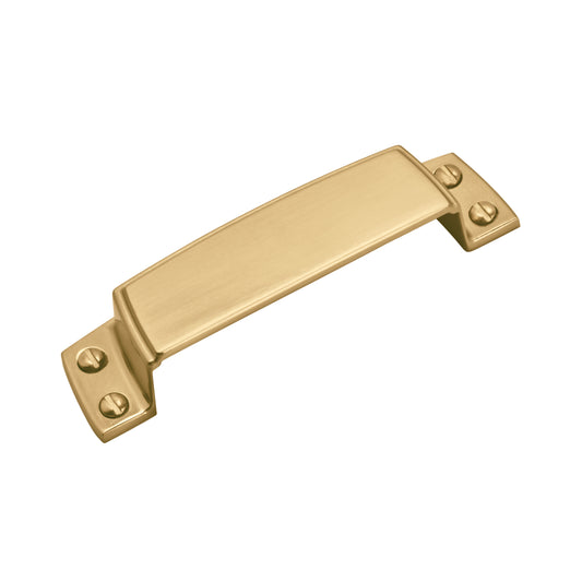 Amerock Highland Ridge Cup Pull - 3-1/2 inch (89mm) CTC - Champagne Bronze