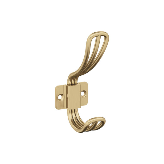 Amerock Vinland Decorative Hook - Double Prong - Champagne Bronze