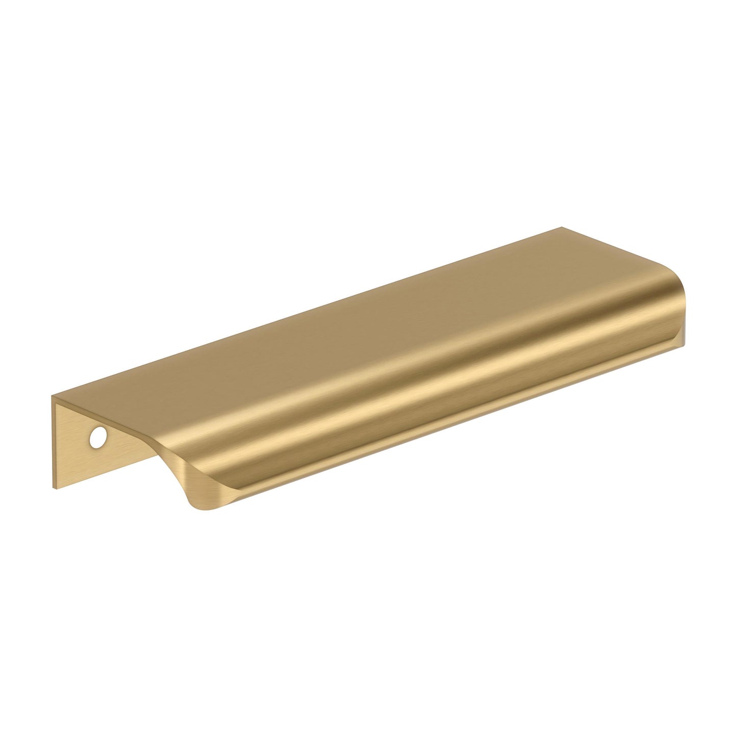 Amerock Streamline Tab Edge Pull - 5 inch (127mm) Length - Champagne Bronze