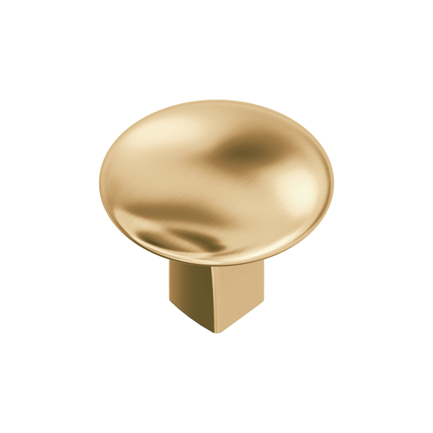Amerock Riva Knob - 1-1/4 inch (32mm) Diameter - Champagne Bronze