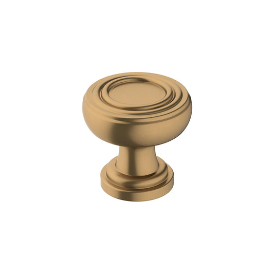 Amerock Ville Knob - 1-1/8 inch (29mm) Diameter - Champagne Bronze