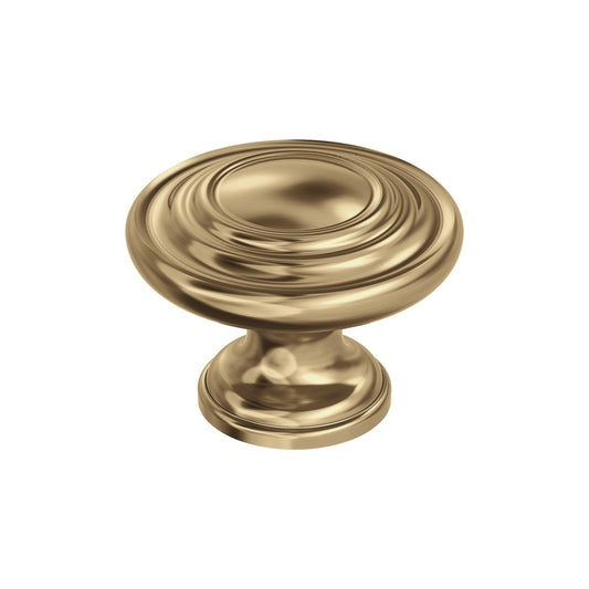 Amerock Inspirations Knob - 1-3/4 inch (44mm) Diameter - Champagne Bronze