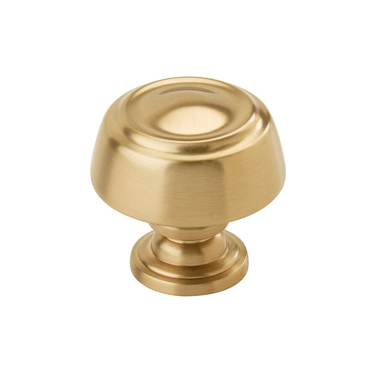 Amerock Kane Knob - 1-3/16 inch (30mm) Diameter - Champagne Bronze