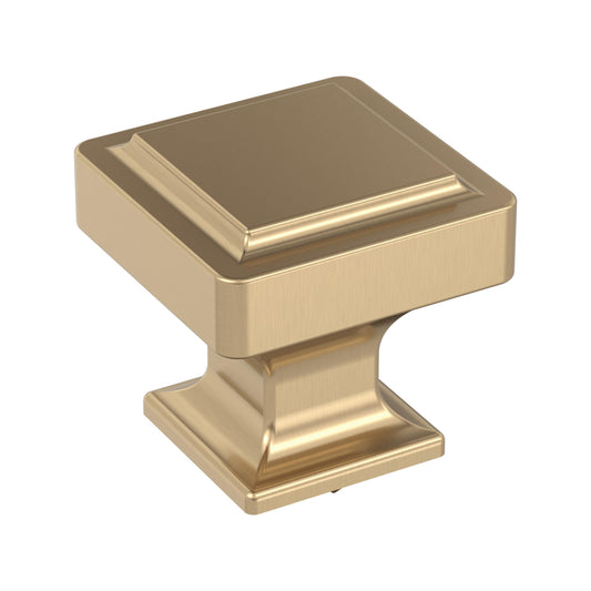 Amerock Eleva Knob - 1-3/16 inch (30mm) Length - Champagne Bronze
