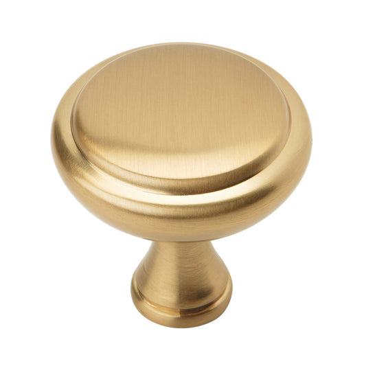Amerock Arden Knob - 1-1/4 inch (32mm) Diameter - Champagne Bronze