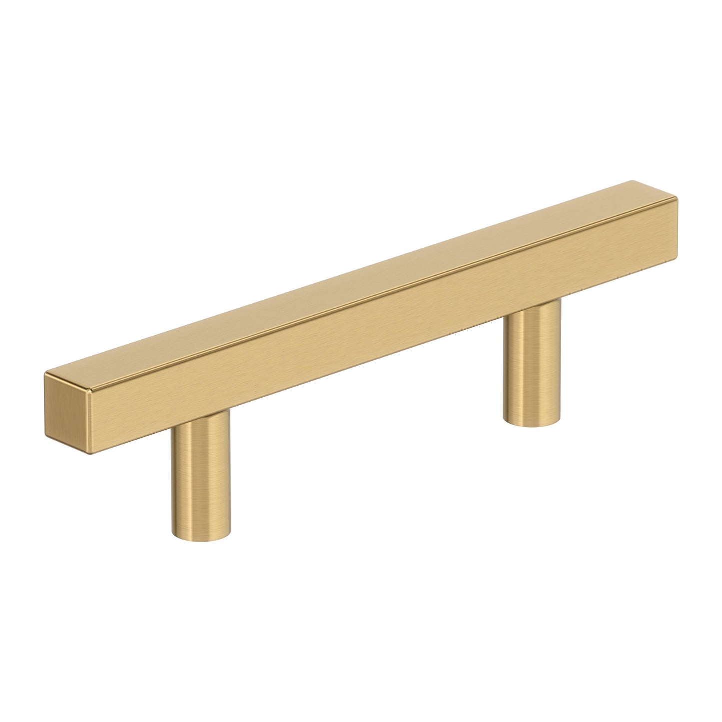 Amerock Bar Pulls Square Pull - 3 inch (76mm) CTC - Champagne Bronze