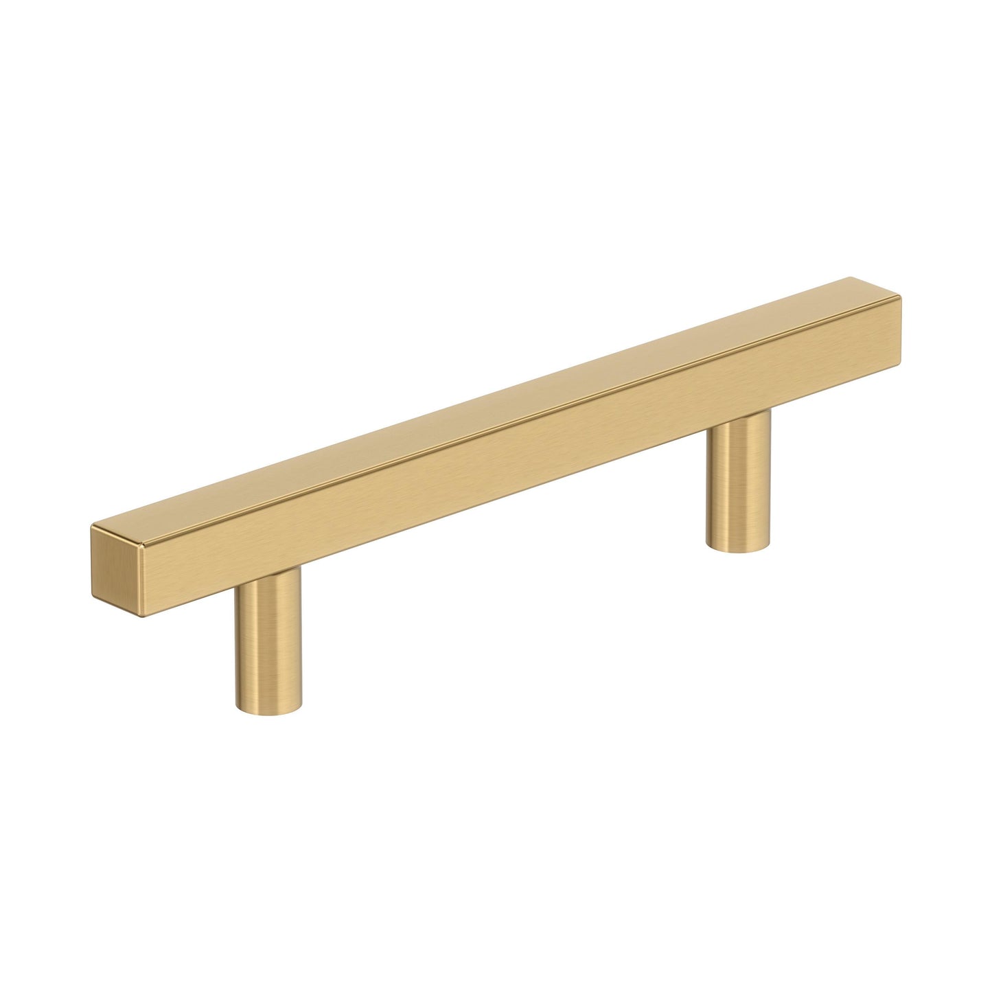 Amerock Bar Pulls Square Pull - 3-3/4 inch (96mm) CTC - Champagne Bronze